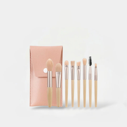 xixi Makeup Brush Set (LIGHT PINK) مجموعة فرش المكياج من شيشي - Princess Cosmetics Qatar