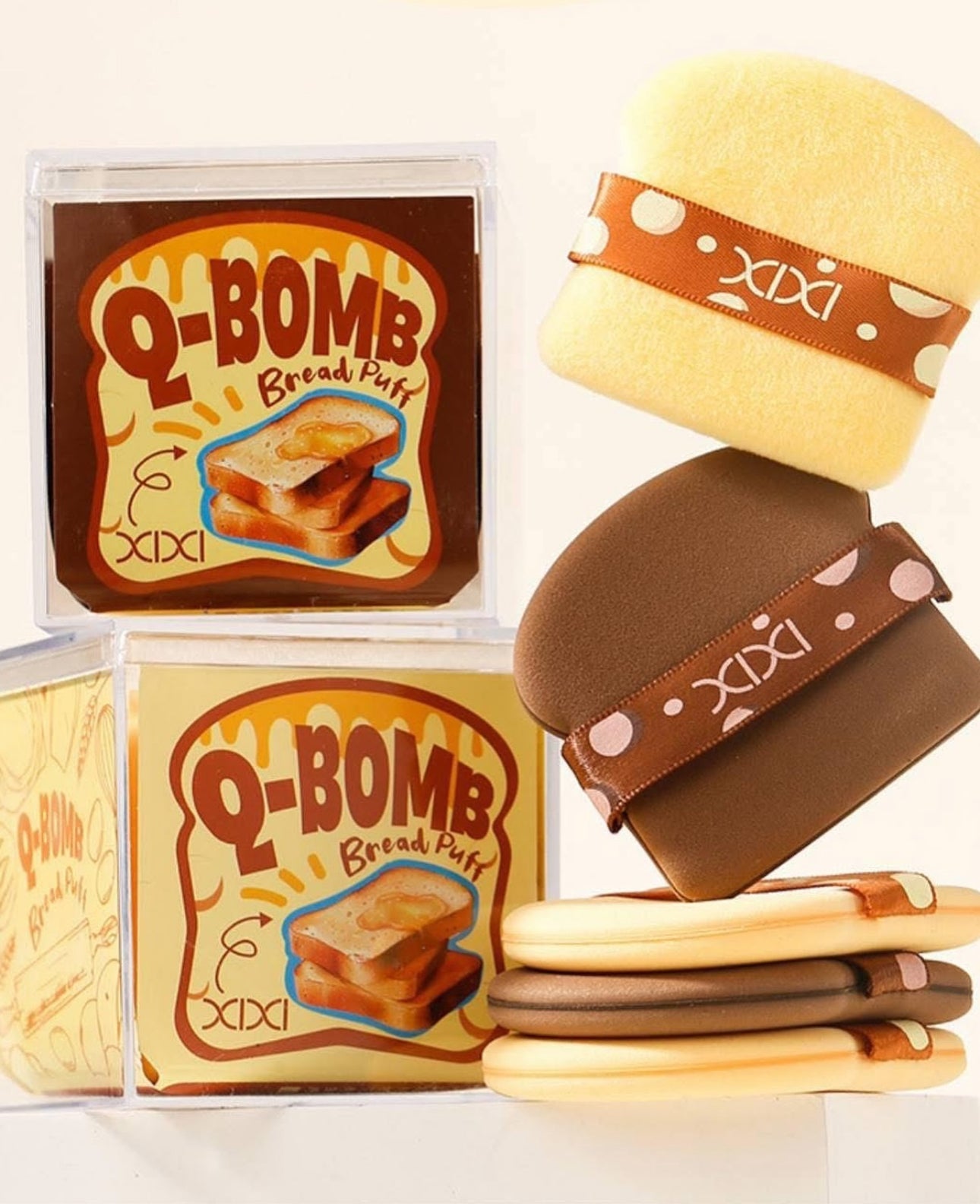 xixi Q - Bomb Bread Puff (6pcs) شيشي كيو - بومب بريد بَف - Princess Cosmetics Qatar