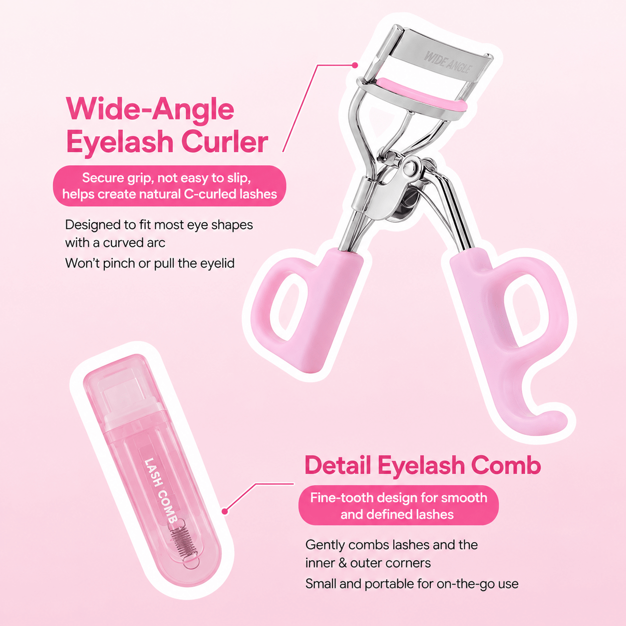 Yaozhi Double Eyelashes Clip Set مجموعة مشبك رموش مزدوجة من Yaozhi - Princess Cosmetics Qatar