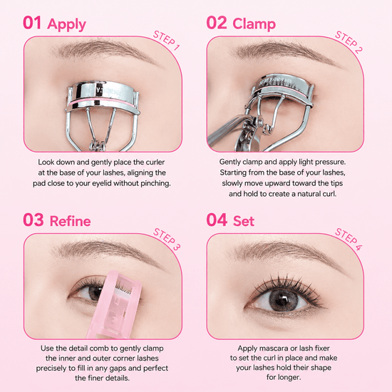 Yaozhi Double Eyelashes Clip Set مجموعة مشبك رموش مزدوجة من Yaozhi - Princess Cosmetics Qatar
