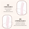 Yaozhi Easy Eyebrow Trimmer Set مجموعة ياوتشي لتشذيب الحواجب السهلة - Princess Cosmetics Qatar
