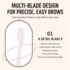 Yaozhi Easy Eyebrow Trimmer Set مجموعة ياوتشي لتشذيب الحواجب السهلة - Princess Cosmetics Qatar