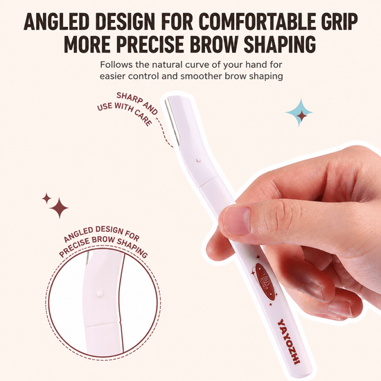 Yaozhi Easy Eyebrow Trimmer Set مجموعة ياوتشي لتشذيب الحواجب السهلة - Princess Cosmetics Qatar