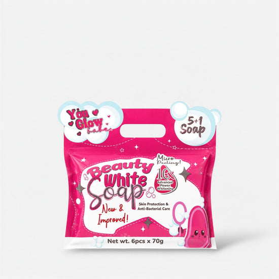 You Glow Babe Beauty White Soap (6 Bars x 70g) صابون يو جلو بيب بيوتي الأبيض - Princess Cosmetics Qatar