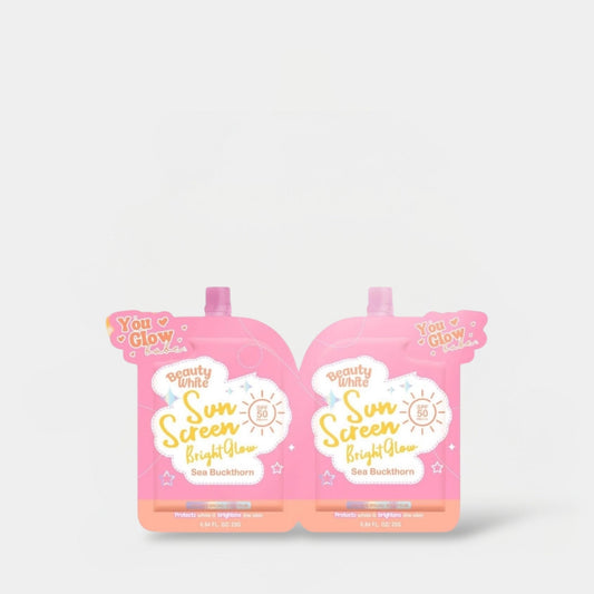 You Glow Babe Beauty White Sun Screen (25g x 2) واقي الشمس الأبيض من يو جلو بيبي بيوتي - Princess Cosmetics Qatar