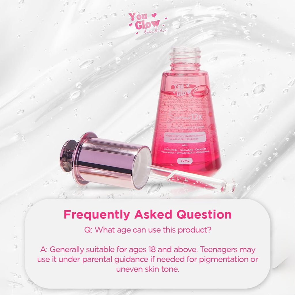 You Glow Babe Serum 12x Skin Perfecting Serum 30ml سيروم يو جلو بيبي 12x سيروم مثالي للبشرة - Princess Cosmetics Qatar