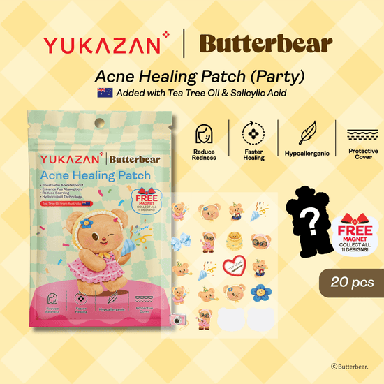 Yukazan Hydrocolloid Acne Healing Patch لصقة يوكازان لعلاج حب الشباب بتقنية الهيدروكولويد - Princess Cosmetics Qatar