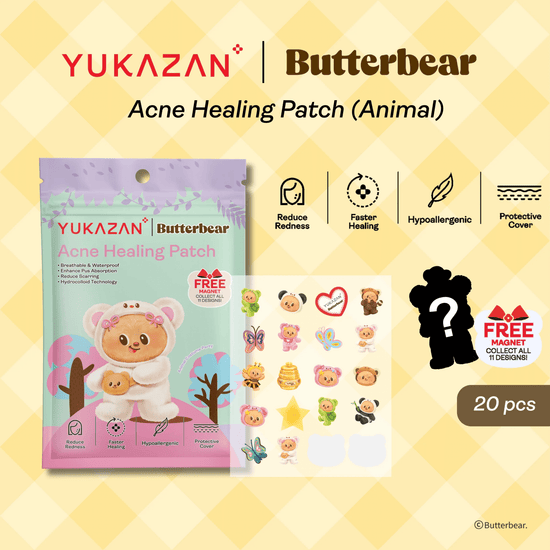 Yukazan Hydrocolloid Acne Healing Patch لصقة يوكازان لعلاج حب الشباب بتقنية الهيدروكولويد - Princess Cosmetics Qatar