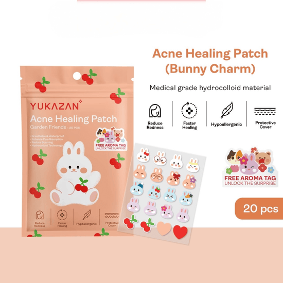 Yukazan Hydrocolloid Acne Healing Patch لصقة يوكازان لعلاج حب الشباب بتقنية الهيدروكولويد - Princess Cosmetics Qatar