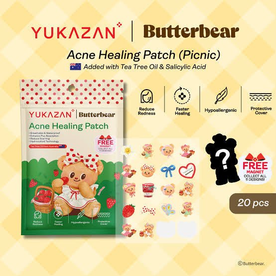 Yukazan Hydrocolloid Acne Healing Patch لصقة يوكازان لعلاج حب الشباب بتقنية الهيدروكولويد - Princess Cosmetics Qatar