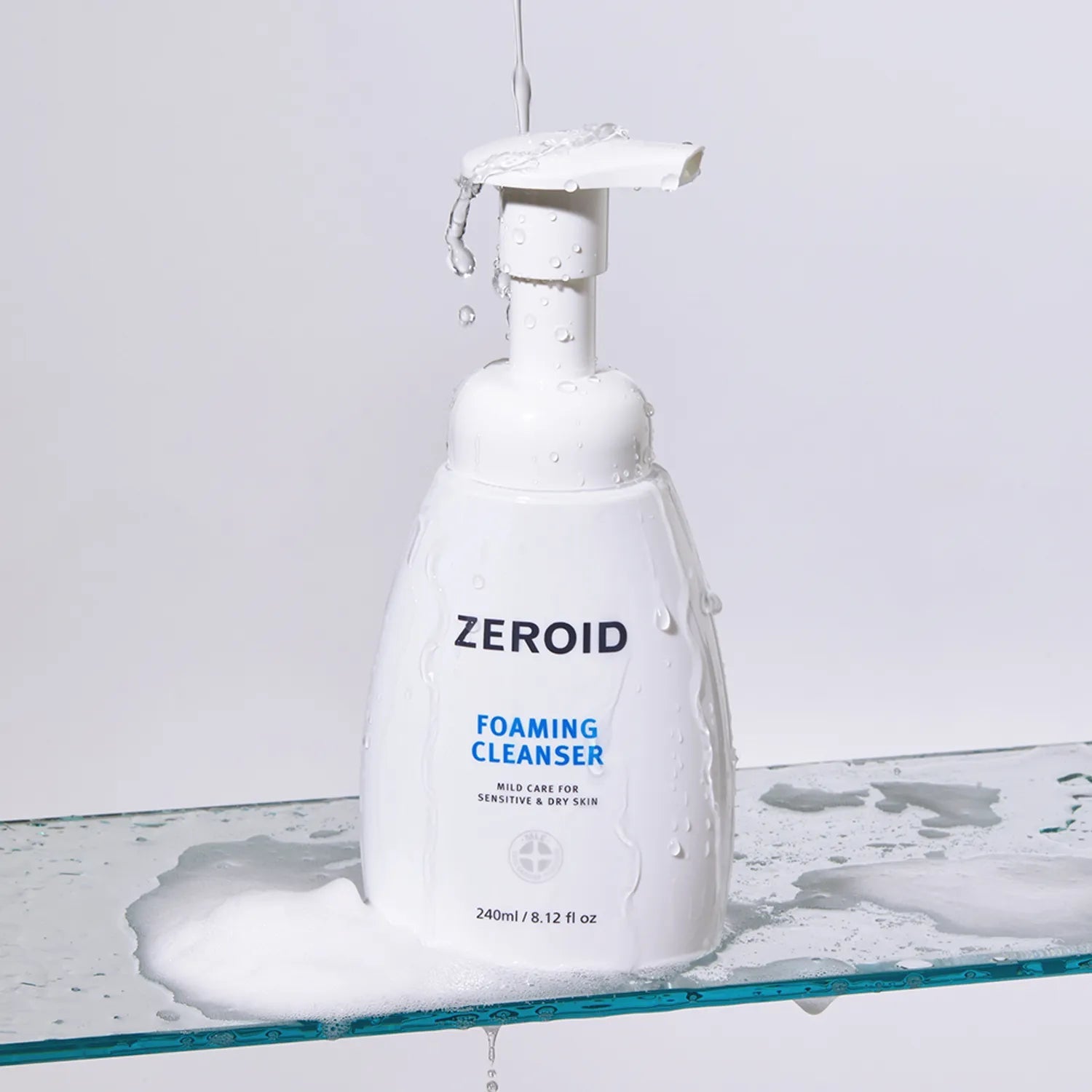 Zeroid Foaming Cleanser 240ml منظف رغوي من زيرويد - Princess Cosmetics Qatar