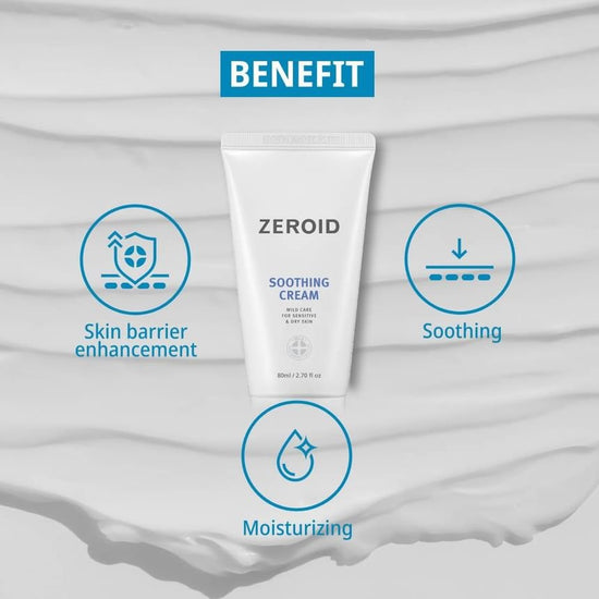 Zeroid Soothing Cream 80ml كريم زيرويد المهدئ - Princess Cosmetics Qatar