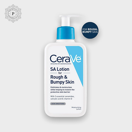 CeraVe SA Lotion for Rough & Bumpy Skin (2 sizes) لوشن سيرافي إس إيه للبشرة الخشنة والمتشققة (مقاسين)