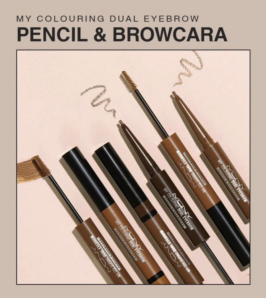Macqueen My Colouring Dual Eyebrow Pencil & Browcara (3 Shades)