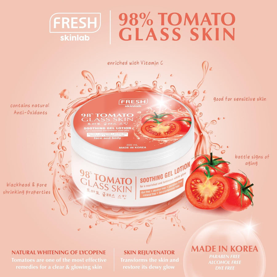 Fresh Skinlab Tomato Glass Skin Soothing Gel Lotion 300ml