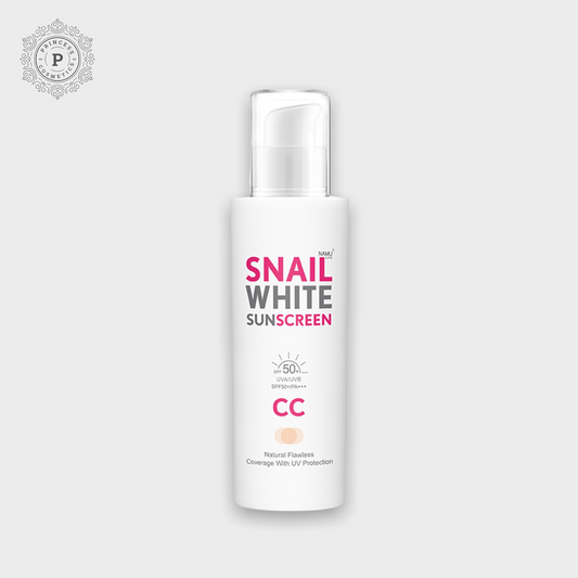 Namu Life Snail White Sunscreen CC Cream SPF50 PA+++ 50ml. كريم نامو لايف سنيل وايت الواقي من الشمس بعامل حماية من الشمس SPF50 PA+++، 50 مل