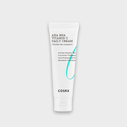 Cosrx AHA/BHA Refresh Vitamin C Daily Cream 50ml.     كريم يومي بفيتامين سي و اي اتش اي بي اتش اي من كوسركس - 50مل