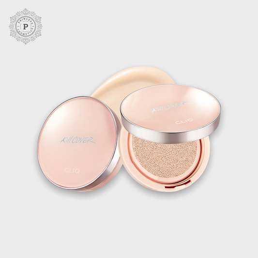 Clio Kill Cover Glow Fitting Cushion Set (+Refill) 15gx2. مجموعة وسائد متوهجة من كلي كيل كاڢر (+إعادة التعبئة) 15 جم × 2