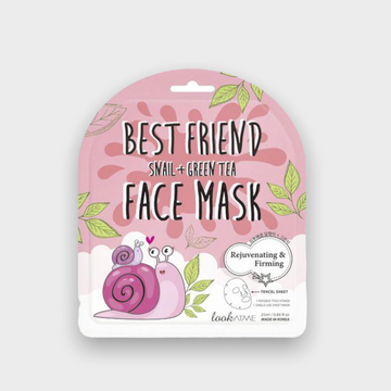 LookATME Best Friend Snail + Green Tea Face Mask (1 Sheet)