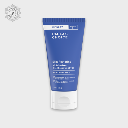 Paula’s Choice Resist Anti-Aging Skin Restoring Moisturiser SPF 50 60ml. مرطب باولا تشويس المقاوم للشيخوخة لاستعادة البشرة SPF 50