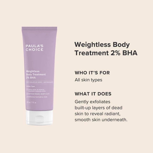 Paula’s Choice 2% BHA Body Spot Exfoliant 210ml. باولا تشويس 2٪ BHA مقشر بقع الجسم