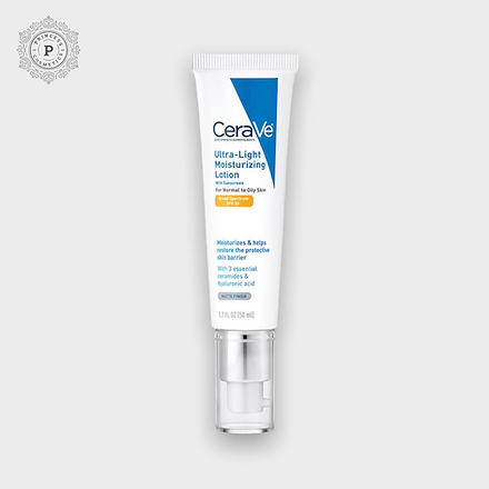 Cerave Ultra-Light Moisturizing Lotion SPF 30 50ml. لوشن مرطب خفيف للغاية من سيرافي بعامل حماية من أشعة الشمس 30، 50 مل