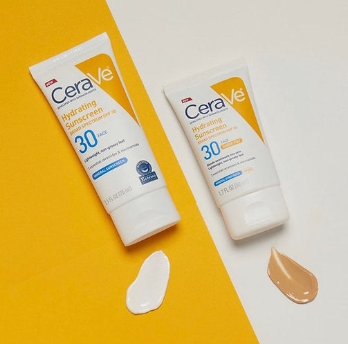 CeraVe Hydrating Sunscreen SPF 30 Face Sheer Tint 50ml