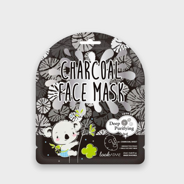 LookATME Charcoal Face Mask (1 Sheet) لك لات مي قناع الوجه بالفحم (ورقة واحدة)