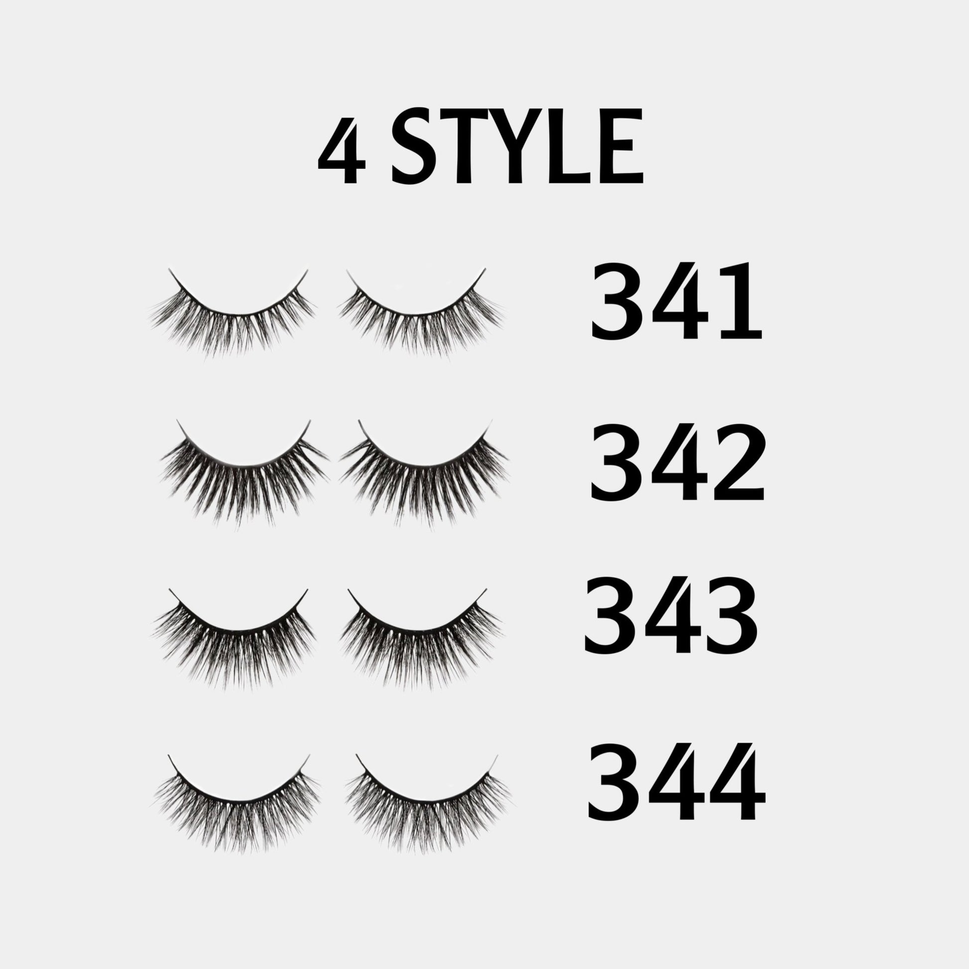 Ardell Aqua Lashes - 342 (1 Pair). أرديل رموش مائية - 342 - Princess Cosmetics Qatar