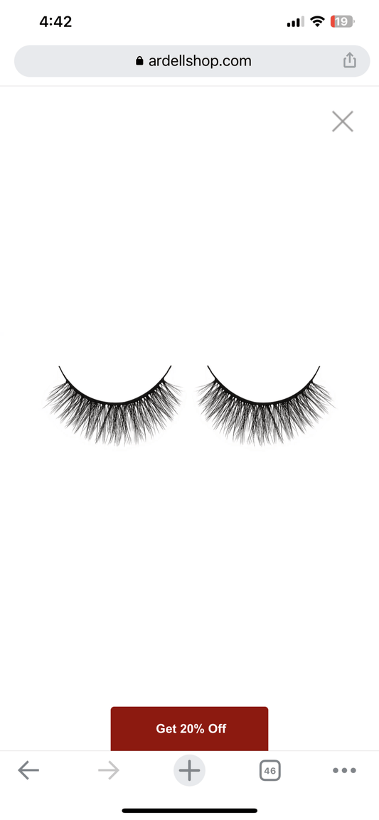 Ardell Aqua Lashes - 344 (1 Pair). أرديل رموش مائية - 344 - Princess Cosmetics Qatar