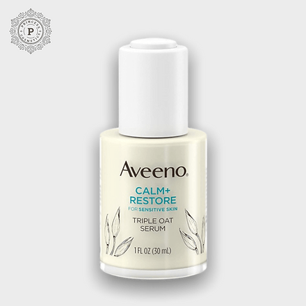 Aveeno Calm + Restore Triple Oat Serum 29ml. أفينو مصل الشوفان الثلاثي لتهدئة البشرة واستعادتها 29 مل - Princess Cosmetics Qatar