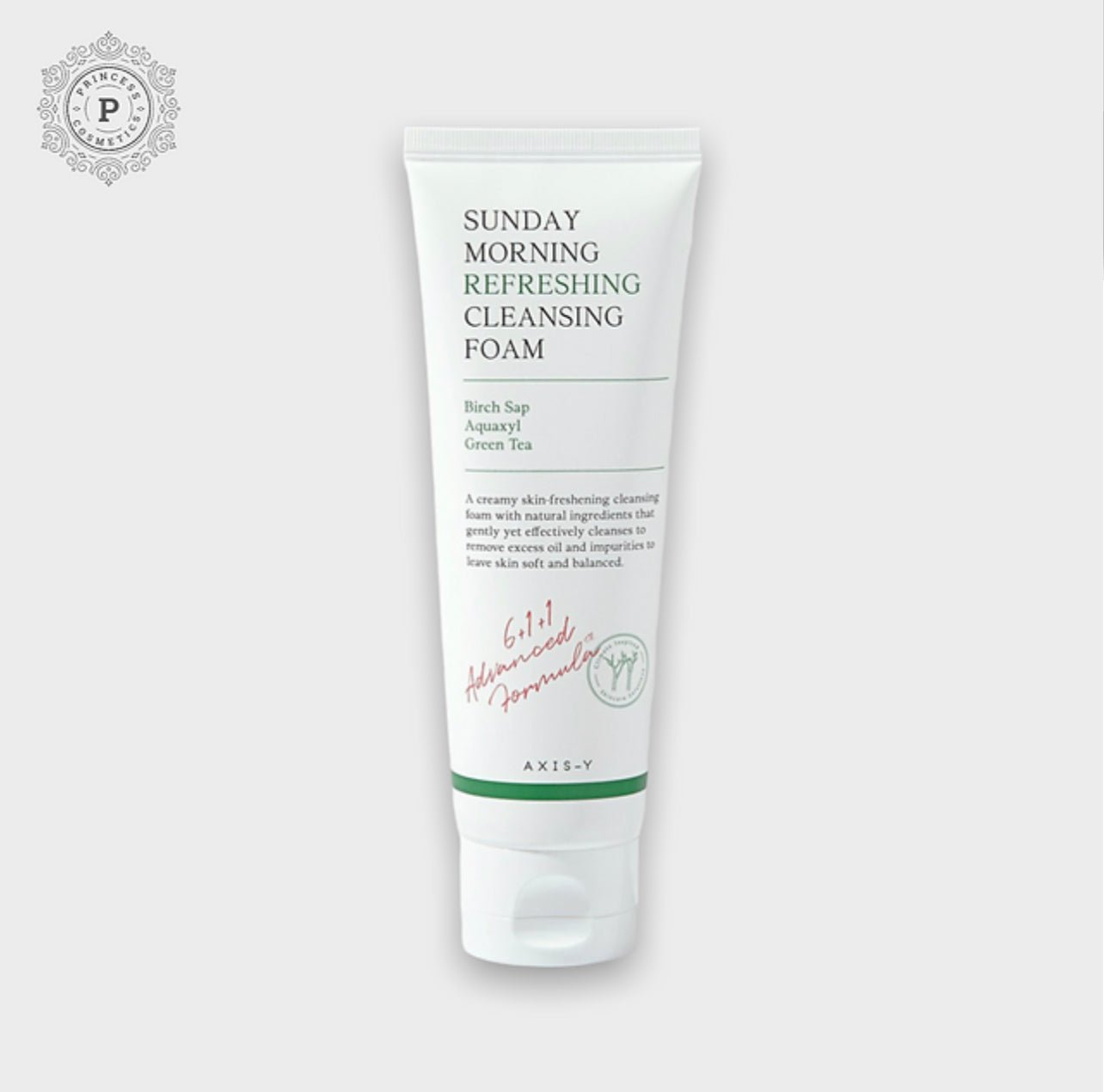 Axis - Y Sunday Morning Refreshing Cleansing Foam 120ml. رغوة التنظيف المنعشة من أكسيس - واي صنداي مورنينج - Princess Cosmetics Qatar