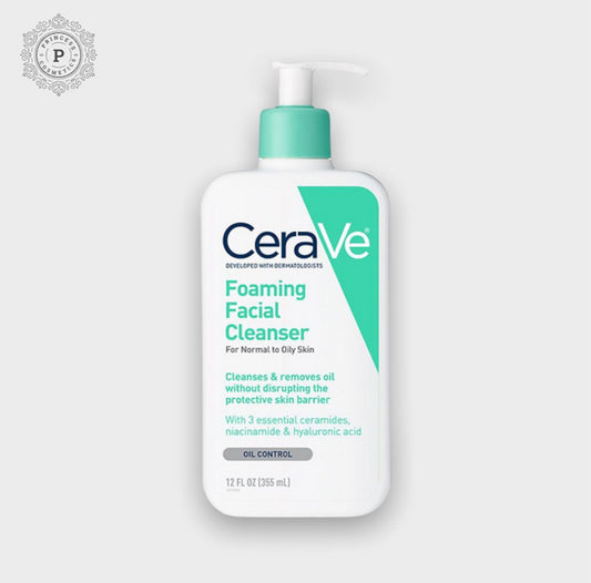 CeraVe Foaming Facial Cleanser (4 sizes). منظف الوجه الرغوي من سيرافي (4 أحجام) - Princess Cosmetics Qatar