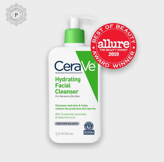 Cerave Hydrating Facial Cleanser (5 sizes). منظف الوجه المرطب سيرافي (5 أحجام) - Princess Cosmetics Qatar