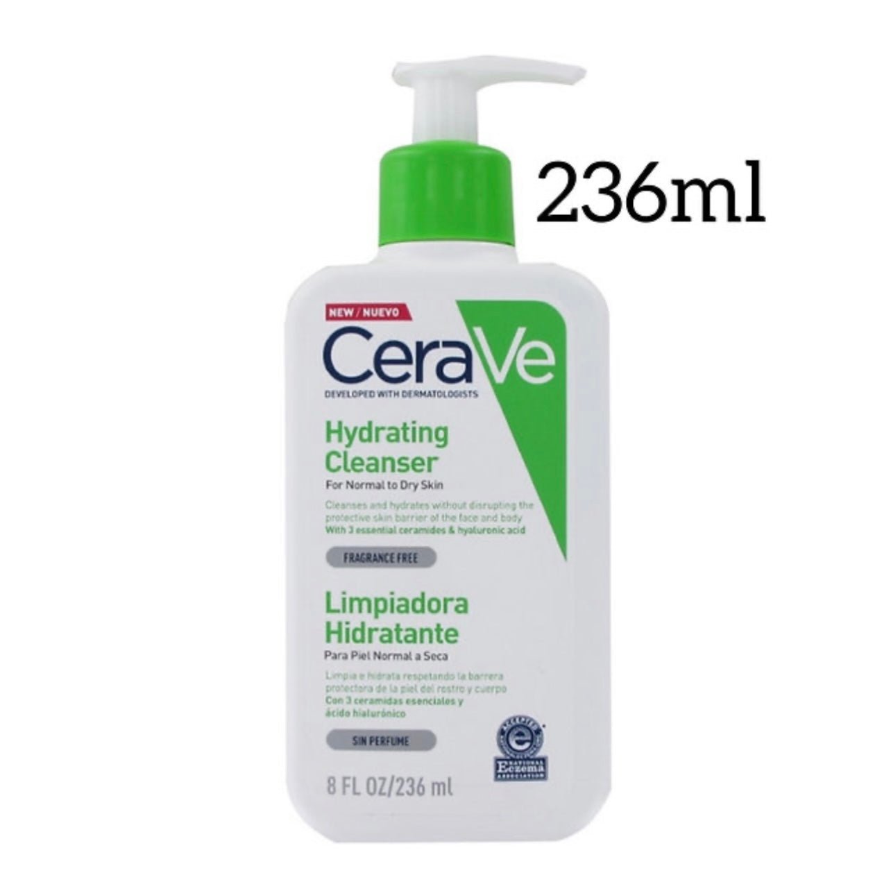 Cerave Hydrating Facial Cleanser (5 sizes). منظف الوجه المرطب سيرافي (5 أحجام) - Princess Cosmetics Qatar