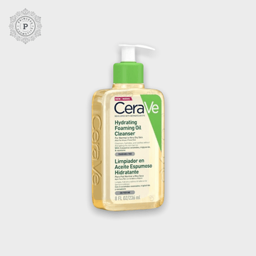 Cerave Hydrating Foaming Oil Cleanser 236ml. منظف زيتي رغوي مرطب من سيرافي، 236 مل - Princess Cosmetics Qatar