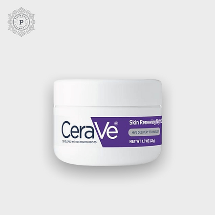 CeraVe Skin Renewing Night Cream 48g. كريم تجديد البشرة الليلي من سيرافي 48 جرام - Princess Cosmetics Qatar