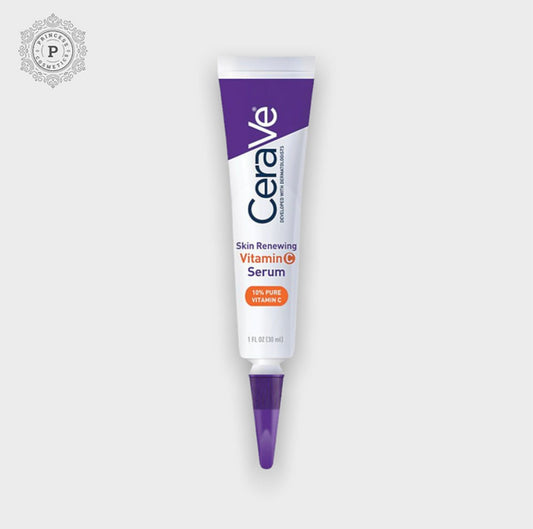 CeraVe Skin Renewing Vitamin C Serum 30ml. سيروم فيتامين سي لتجديد البشرة من سيرافيه 30 مل - Princess Cosmetics Qatar