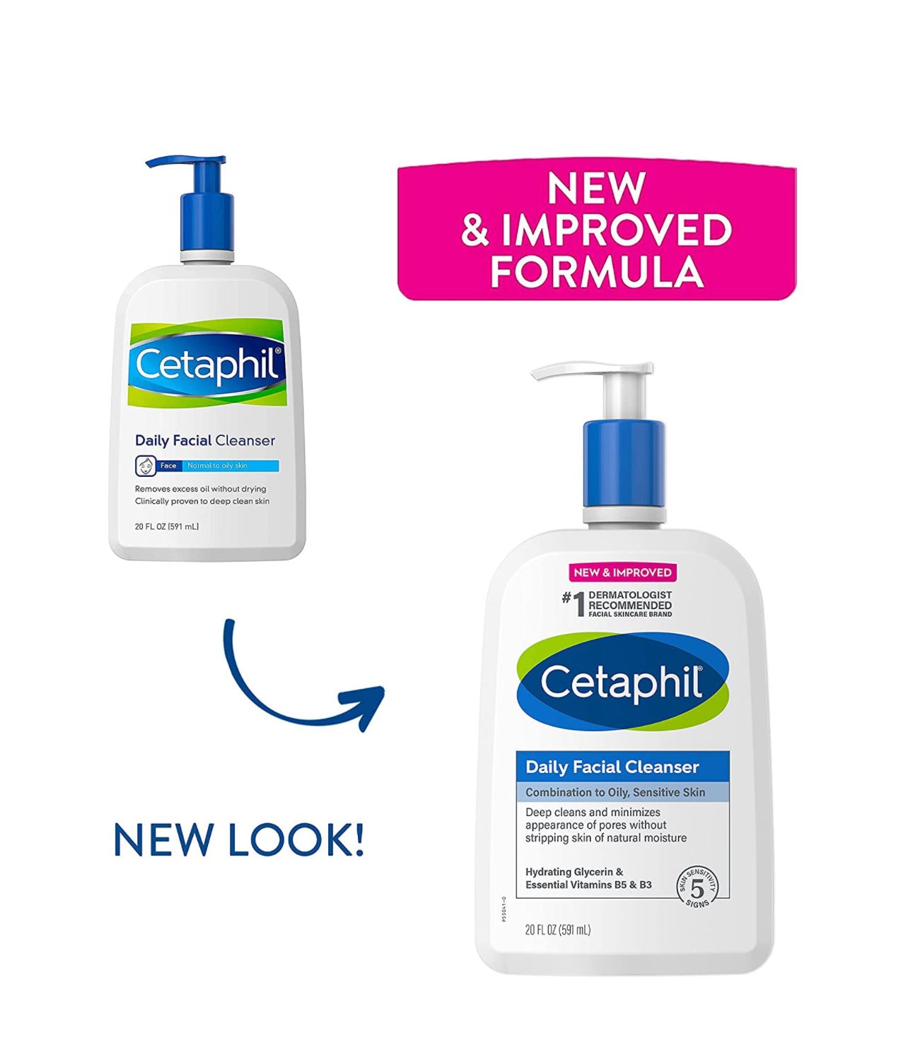 Cetaphil Daily Facial Cleanser 591ml. سيتافيل منظف الوجه اليومي - Princess Cosmetics Qatar