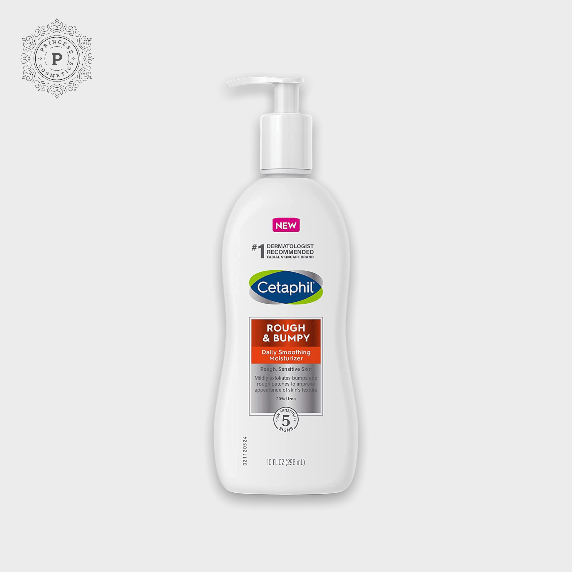 Cetaphil Daily Smoothing Moisturizer for Rough and Bumpy Skin 296ml. سيتافيل مرطب تنعيم يومي للبشرة الخشنة والوعرة - Princess Cosmetics Qatar