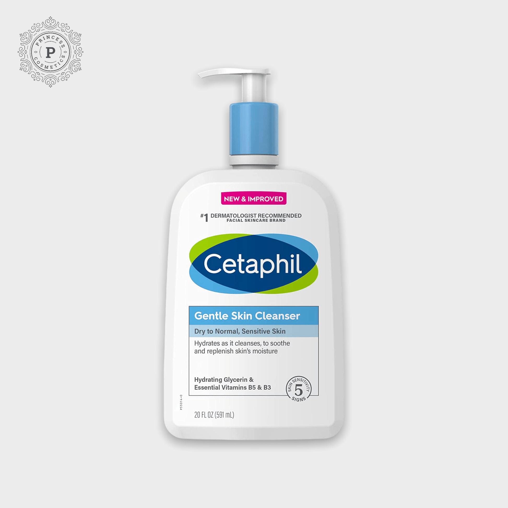 Cetaphil Gentle Skin Cleanser 591ml. سيتافيل منظف البشرة اللطيف - Princess Cosmetics Qatar