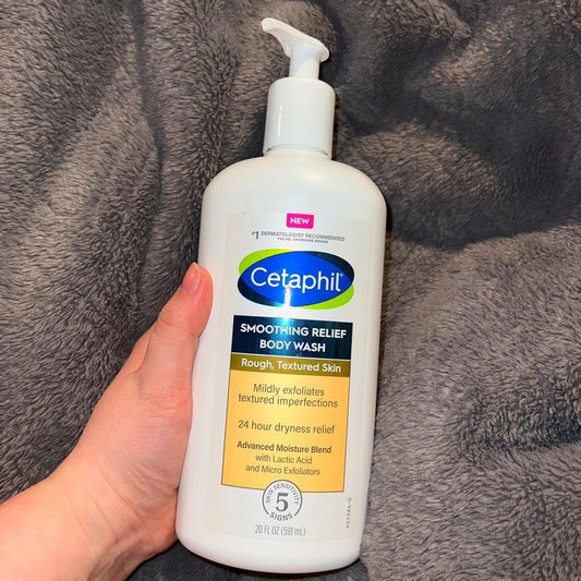 Cetaphil Smoothing Relief Body Wash 591ml. سيتافيل غسول الجسم المنعم - Princess Cosmetics Qatar