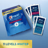 Crest Level 11 3D Whitestrips Glamorous White Teeth Whitening Strips (32 Strips, 16pcs). كرست لڢل 11 شرائط بيضاء ثلاثية الأبعاد للأسنان البيضاء الرائعة (32 شريطًا، 16 قطعة) - Princess Cosmetics Qatar