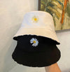 Daisy Print Bucket Hat (1pc). قبعة دلو بطبعة ديزي (قطعة واحدة) - Princess Cosmetics Qatar