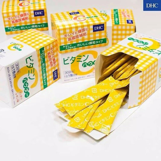 DHC Vitamin C Powder (1.6g x 30ea). دي إتش سي مسحوق فيتامين سي (1.6 جرام × 30 قطعة) - Princess Cosmetics Qatar