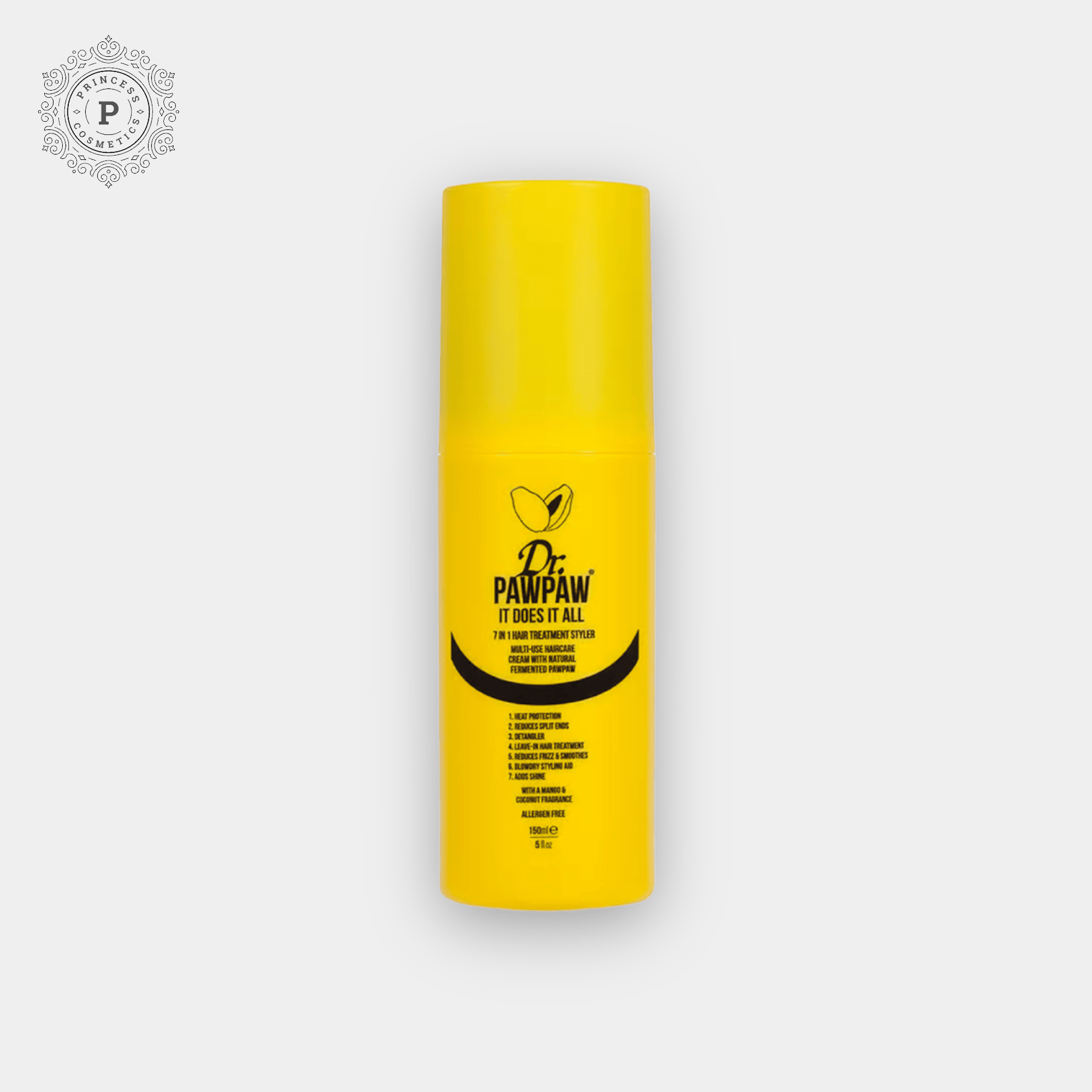 Dr. Pawpaw It Does It All 7 in 1 Hair Treatment Styler 150ml - EXPIRY: 12/2025. دكتور باوباو إت دوز إت أول 7 في 1 للعناية بالشعر وتصفيفه، 150 مل - Princess Cosmetics Qatar