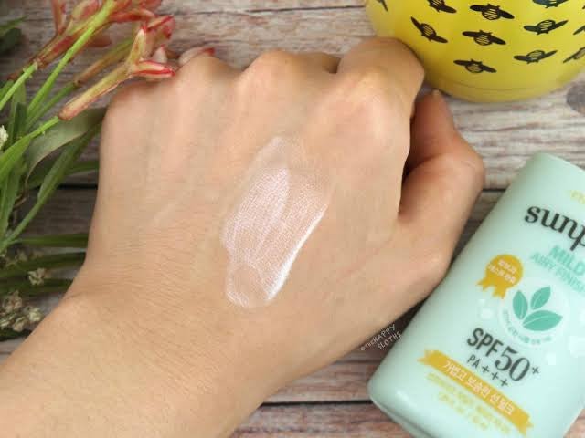 Etude House Sunprise Mild Airy Finish SPF 50+ PA+++ - EXPIRY: 08/2025. ايتود هاوس سونبريس ميلد اير فينيس SPF 50+ PA+++ - Princess Cosmetics Qatar