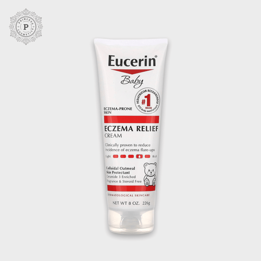 Eucerin Baby Eczema Relief Cream 8oz. كريم Eucerin لتخفيف الأكزيما للأطفال - Princess Cosmetics Qatar