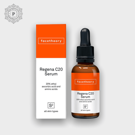 Facetheory Regena C20 Vitamin C Serum 30ml. Facetheory ريجينا سي 20 سيروم فيتامين سي - Princess Cosmetics Qatar