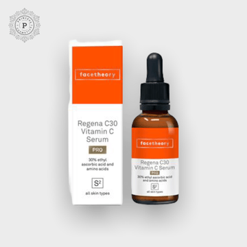 Facetheory Regena C30 Pro Vitamin C Serum 30ml. فايس ثيوري ريجينا سي 30 برو سيروم فيتامين سي - Princess Cosmetics Qatar